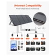 thumbnail image 3 of 200W Foldable Solar Panel, High-Efficiency Monocrystalline Portable Solar Charger with MC4, USB-A/C & DC Ports, IP67 Waterproof for Camping, RV, Hiking, Power Stations, 3 of 9