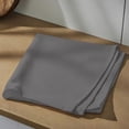 thumbnail image 1 of 100% Cotton Percale Single Flat Bedsheet Cool & Crisp Twin Dark Gray by Color Sense, 1 of 13