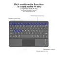 thumbnail image 2 of Clavier Bluetooth Rétroéclairé Coloré de 10 Pouces, Clavier Sans Fil à Commande Tactile, Clavier pour Blanc, 2 of 8