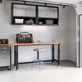 thumbnail image 5 of Seville Classics UltraHD® Double Door Lockable Wall Cabinet with Open Shelf, 36" W x 12" D x 30" H, Graphite, 5 of 8
