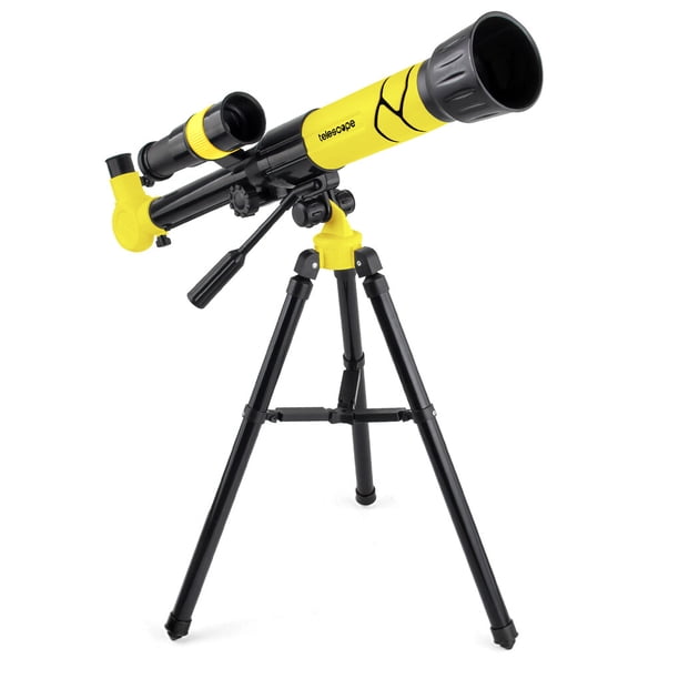 Vogacara Telescopio astronómico para niños, juguete para enseñar, alta luminosidad, protección ocular para jardín al aire libre, Juguetes Educativos