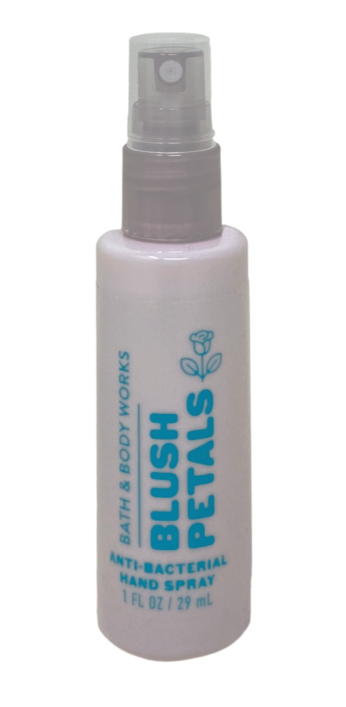 Bath & Body Works Blush Petals 3 - Hand Sprays - (1 fl oz / 29 ml Each) with a Peach Gardenia Mini Soap