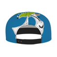 thumbnail image 2 of Hirioo Goose Holding an Umbrella for Baseball Cap Men Cap Flat Brim for Men Women Teens Adjustable Baseball Cap, 2 of 7
