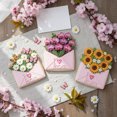 thumbnail image 3 of Cortadores de galletas con forma de girasol, rosa y tulipán. Moldes para hornear galletas, fondant, repostería, arcilla y manualidades. Regalos para el Día de la Madre y el Día de San Valentín., 3 of 8