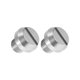 thumbnail image 1 of Tapones para agujeros de espejo de motocicleta Unique Bargains Rosca de mano derecha M10x1.25 Tornillos de espejo retrovisor de motocicleta Tono plateado 2 Pcs, 1 of 1