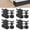 Black*24, variant on Metal Corner Protector, 6Pcs Vintage Brass Edge Shields, Decorative and Protective for Baseboards, Living Room, Bedroom, Office, Antique Furniture