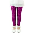 thumbnail image 3 of HAYIMI Toddler Pants Carnival Girls Sequin Leggings Sparkly Scale Pattern Fitted Dance Tights Kids Performance Party Wear Classic Solid Color Daily Casual Trousers Slacks, 3 of 3