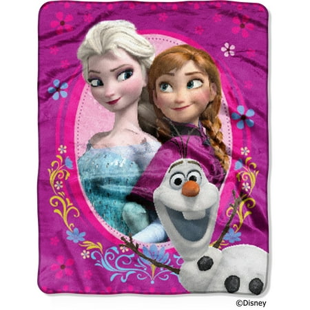 Disney Frozen Spring Zing 40" x 50" Silk-Touch Throw, 1 Each