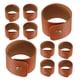 thumbnail image 4 of 12 anillos para servilletas de Acción de Gracias, de cuero sintético, para mesa de otoño, decoración de banquetes de boda, suministros para fiestas de cumpleaños, 4 of 8