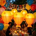 thumbnail image 5 of Fish Shaped Paper Light, Foldable Hanging Decoration for Indoor Outdoor Party, Two-Tone Gradient Print, Reusable Summer Festival Beach Theme Decor, 5 of 6