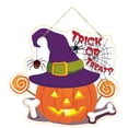 thumbnail image 4 of Halloween Decorations 2024 Wall Decor Indoor Outdoor Party Halloween Light Sign, Ghost Festival Party Supplies, Door Sign, Scary Atmosphere, Holiday Decoration, Hanging Decoration(Buy 2 save 10%), 4 of 6