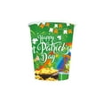 thumbnail image 2 of Linnome Irish St Patrick's Day Themed Disposable Party Tableware Clovers Print Plates Napkins And Cups, 2 of 7