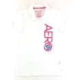 thumbnail image 1 of Aeropostale Women's Polo Shirt Graphic Embroidered X-Large White 5919, 1 of 1