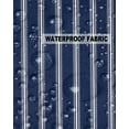 thumbnail image 7 of Outdoor Waterproof Throw Pillow Covers Set of 2 Navy Blue Stripe Decorative Pillowcases Square Outdoor Pillows Cushion Case 16x16 Inch Vertical Striped Patio Pillows for Couch Sofa Bed Garden, 7 of 7