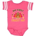 thumbnail image 3 of Inktastic My First Turkey Day with Turkey and Leaves Boys or Girls Baby Bodysuit, 3 of 5