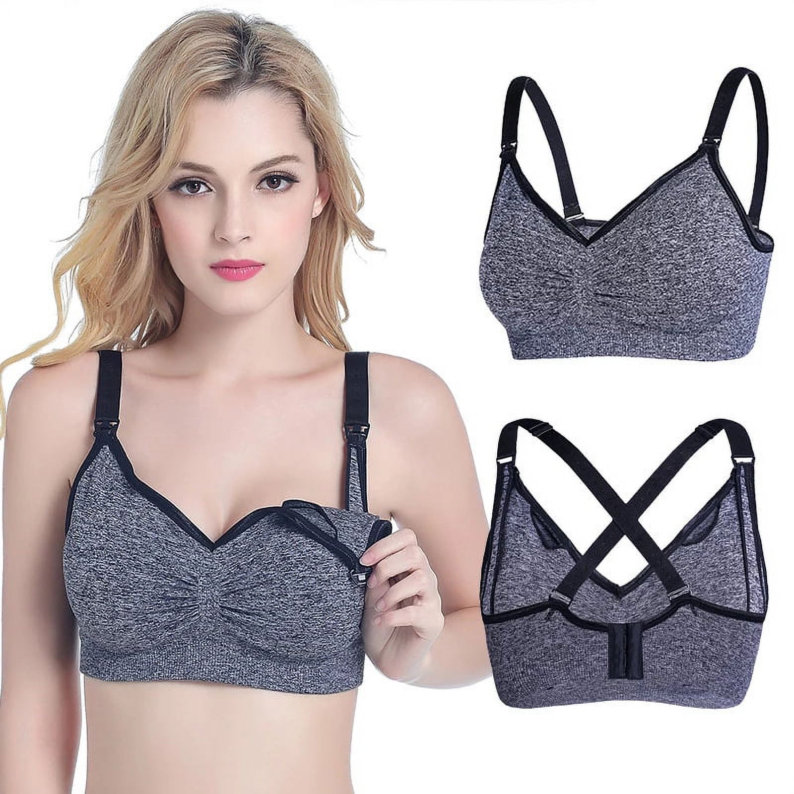 Maternity Nursing Bra Breast Feeding Wire Free Bra Breastfeeding Push Up Pregnant Bra Underwear