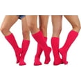 thumbnail image 6 of ToBeInStyle Women's Pack of 6 Soft & Cozy Fuzzy Fleece Plush Knee High Socks - Light Colors - One Size, 6 of 7