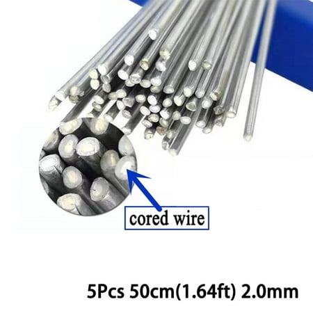 

BCLONG 5Pcs Low Temperature Easy Melt Aluminum Welding Rods Flux cored wire 1.08/1.64ft