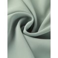 thumbnail image 3 of Pastel Green Womens Elegant High Neck Pleated Front A-Line Midi Dress With Belt, 3 of 8