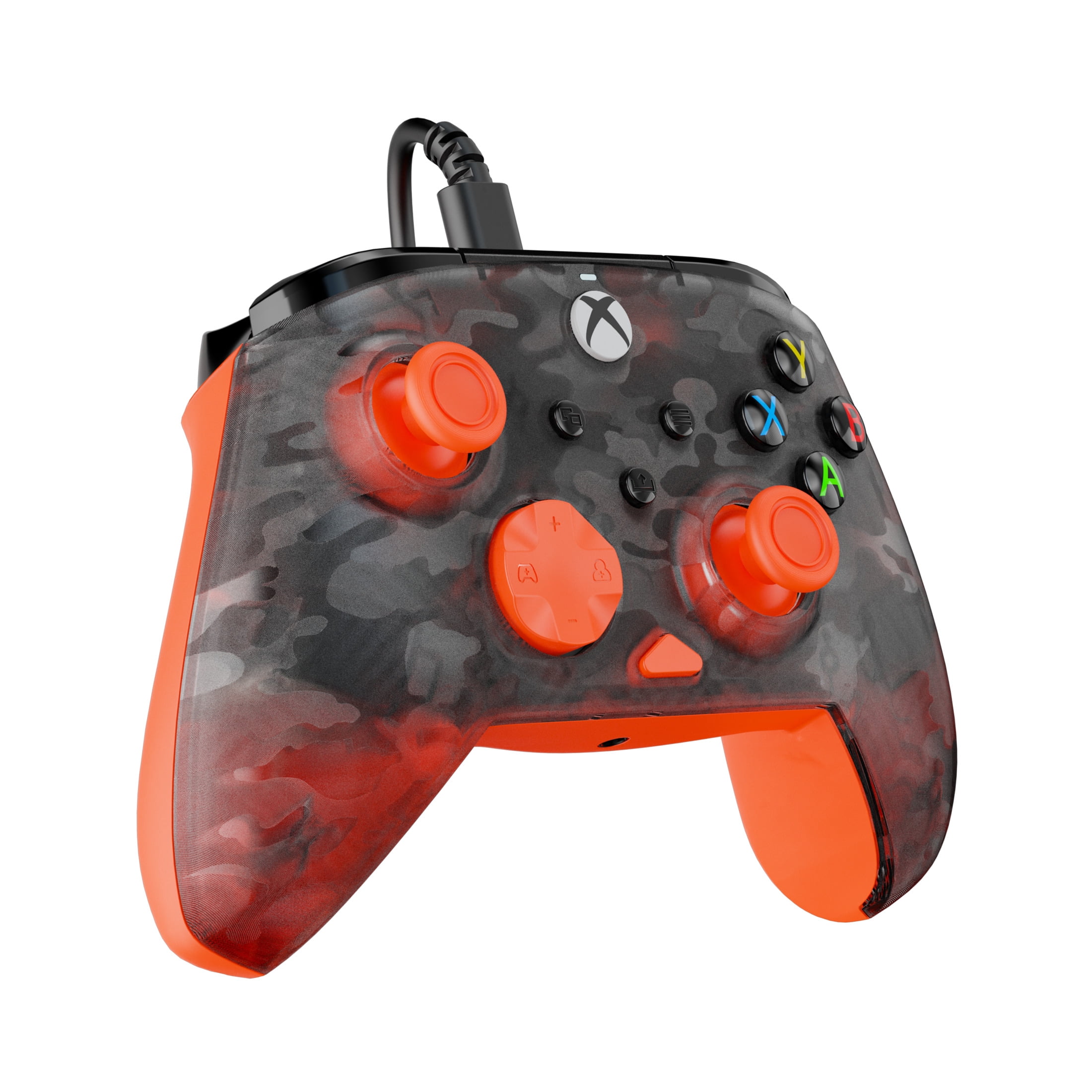 Turtle Beach Rematch Core Wired Gaming Controller (Ghost Black Camo/Orange) for XBOX Series X|S, XBOX One, & Windows 10/11 PC