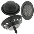 thumbnail image 7 of HONMEET Kitchen Sink Strainer 3-Pack Stainless Steel Black Drain Covers for Clog Prevention and Drain, 7 of 7