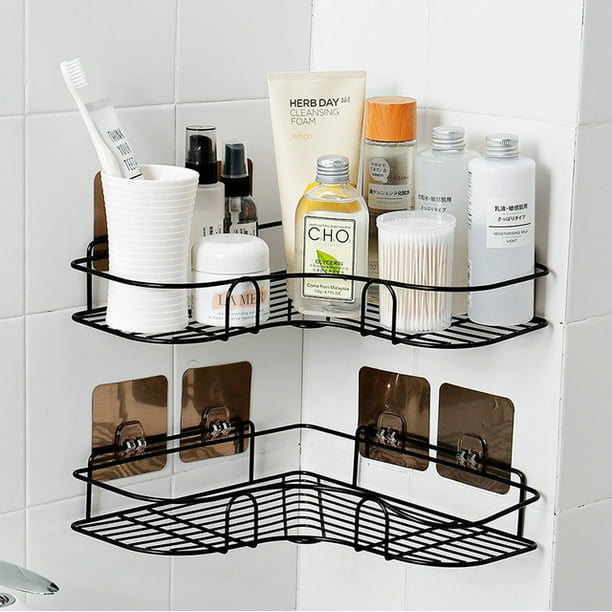 Adhesive Bathroom Corner Shower Shelf Corner Shower Caddy Stainless