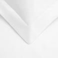 thumbnail image 4 of Ensemble de Housse de Couette Simple en Coton Égyptien à 400 Fils, Blanc Uni, 4 of 5