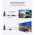 TV Antenna, 2023 Updated Amplified HD Digital Indoor TV Antenna, TV