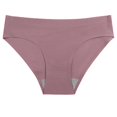 thumbnail image 1 of TrowBridge-bragas sin costuras para mujer, ropa interior transpirable de satén de seda, Color sólido dulce, lencería Sexy, 1 of 4