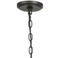 thumbnail image 2 of Metal Chandelier with 4 Candelabra Holders, Black and Gold- Saltoro Sherpi, 2 of 5