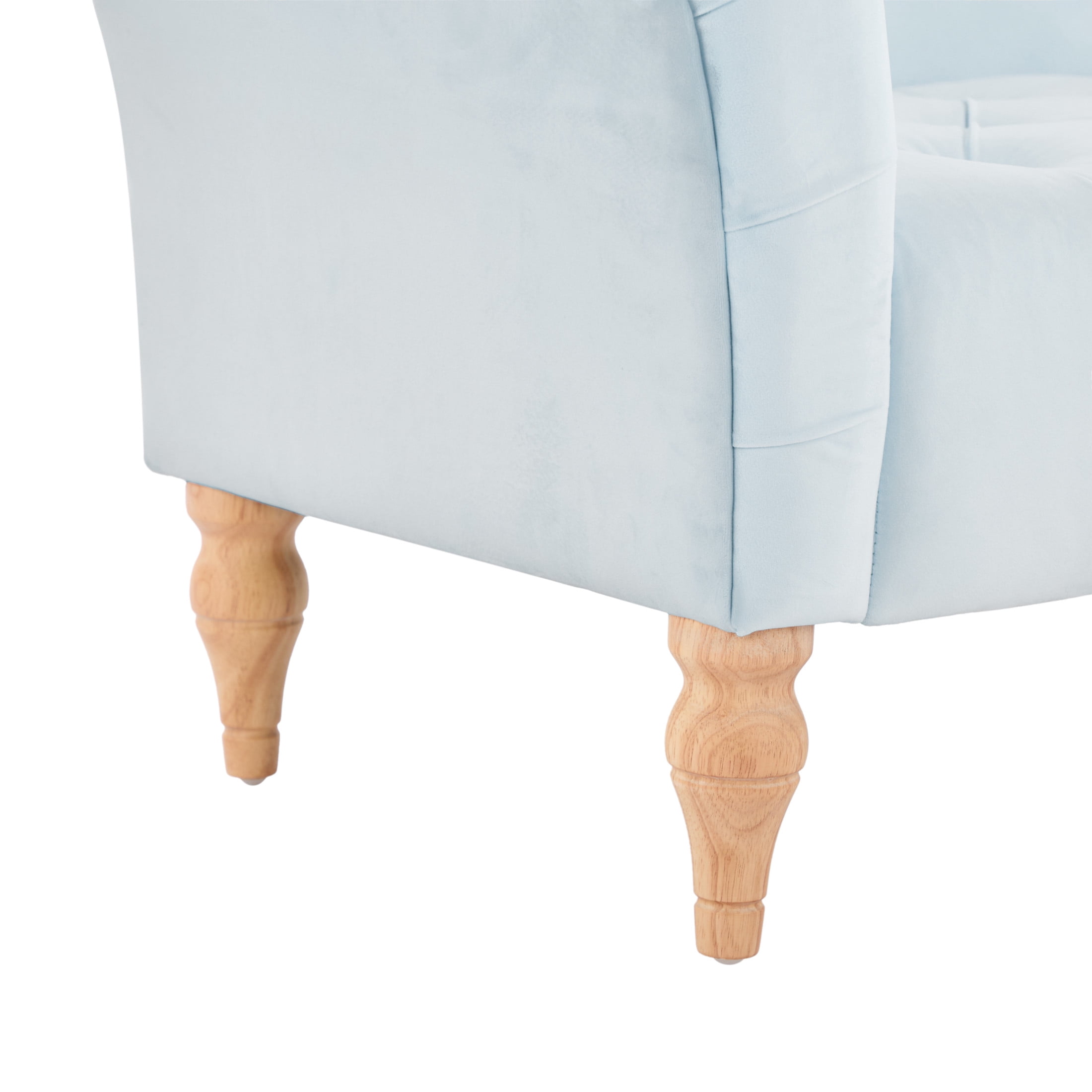 Christopher Knight Home 60.75" Vintage Velvet Upholstered Bench, Button Tufted Ottoman with Rolled Arms, Antique Blue Green