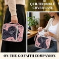 thumbnail image 2 of FOR U DESIGNS Schnauzer Rose Print Bible Case for Women Men Lightweight Carrying Organizer Bag Bible Protective with Handle and Zipper Handbag for Bible Study/Daily Use, 2 of 7