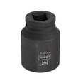 thumbnail image 4 of Socket de impacto profundo Uxcell de 3/4" de 40 mm 6 puntos de acero de molibdeno cromo negro, 4 of 5