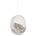 thumbnail image 2 of Modway Hide Sunbrella® Fabric Swing Outdoor Patio Lounge Chair Without Stand in White Beige, 2 of 6