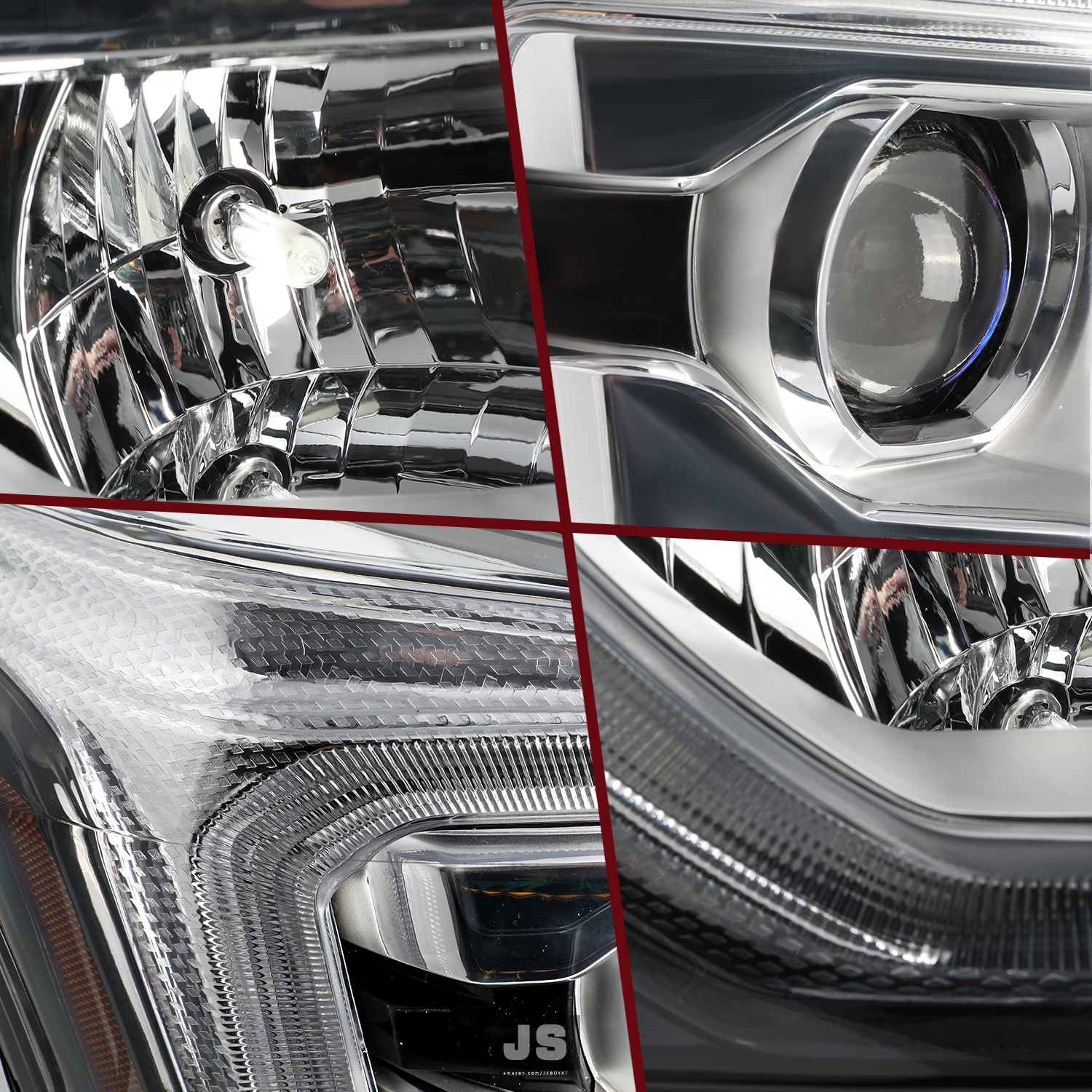 For 2015-2020 GMC Yukon Halogen LED DRL Headlight Headlamp Passenger Side 15-20