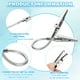thumbnail image 3 of Uxcell 20 Pcs Clip de Cocodrilo de Doble Cabeza, Clip de Metal Flexible con Manguera Larga, Sujetadores Fuertes para Notas de Fotos, Plata, 3 of 6