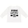 thumbnail image 3 of Inktastic Wyoming Awesome Since 1890 Boys or Girls Long Sleeve Toddler T-Shirt, 3 of 5