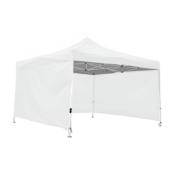 Ilios Innova | Toldo Plegable Blanco 2x3 con Paredes Laterales, Impermeable y Resistente al Calor, Velcro de Ajuste, Ideal para Exterior.