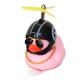 thumbnail image 2 of Adornos de pato rosa para coche, decoraciones para salpicadero de coche, gafas geniales, pato con casco de hélice, cadena dorada, 2 of 8