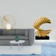thumbnail image 2 of Escultura De Ola De Cristal Con Forma De Bola Oceánica, Figura De Resina De Metal, Adorno De Escritorio Para Interiores, Obra De Arte Abstracta, Estatua Para Dormitorio, Sala De Estar,, 2 of 8