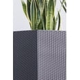 thumbnail image 7 of XBrand 30" H Black Rattan Self Watering Indoor Outdoor Square Planter Pot, Tall Decorative Gardening Pot, Home Décor Accent, 7 of 7