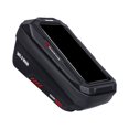 thumbnail image 4 of Bike Top Tube Bag Containers Universal Bicycles Component Organizer Accessory Touch Screen Cycling Frame Pouch Accessories Black Red, 4 of 8