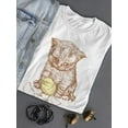 thumbnail image 3 of Cute Baby Kitten And Chicken T-Shirt Women -Image by Shutterstock, Female XX-Large, 3 of 4