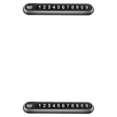 thumbnail image 2 of Shengyu 1/2/3 Temporary Number Card Wood Car Telephone Plate Random Combination DIY Decoration Parking Luminous Sign for Outdoor Roadside Gray 2PCS, 2 of 6