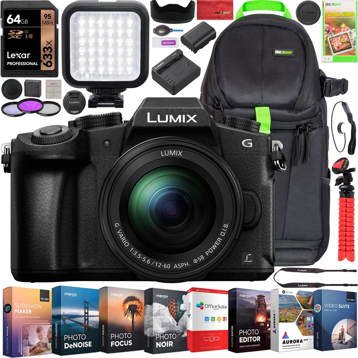 Panasonic DMC-G85MK LUMIX G85 Mirrorless 4K Camera with LUMIX G