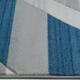 thumbnail image 4 of Beautiful Super Soft Modern Indoor Vincenza Collection Doormat Carpet for Bedroom Living Room Dining Room in Grey-Blue, 2' x 3'3"(60cm x 100cm), 4 of 4