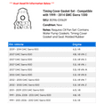 thumbnail image 2 of Timing Cover Gasket Set - Compatible with 1999 - 2014 GMC Sierra 1500 2000 2001 2002 2003 2004 2005 2006 2007 2008 2009 2010 2011 2012 2013, 2 of 2