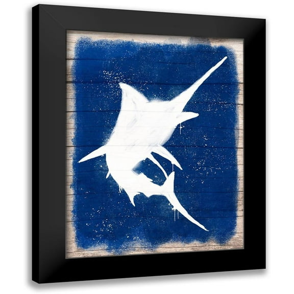 Prime, Marcus 12x14 Black Modern Framed Museum Art Print Titled - Swordfish Blast 1