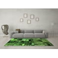 thumbnail image 3 of Ahgly Company Indoor Rectangle Patchwork Green Transitional Area Rugs, 2' x 3', 3 of 4