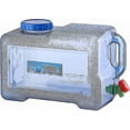 thumbnail image 1 of 10-22l Water Container With Tap, Portable Plastic Water Bucket With Tap, Easy Clean Bpa-free Drink Water Carrier, For Camping, 1 of 5